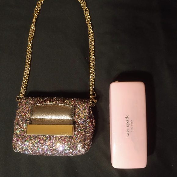 ✨💕(SOLD)AUTHENTIC Jimmy Choo Mini Glitter Bag✨💕 - Picture 15 of 15